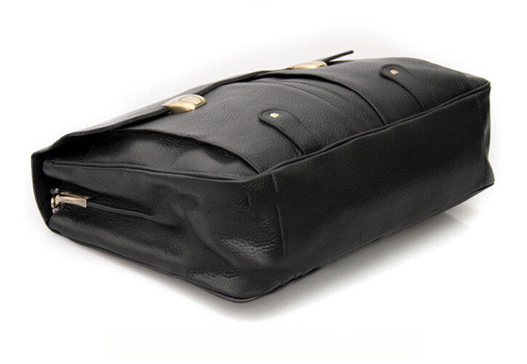 Business Men's Top Layer Cowhide Briefcase