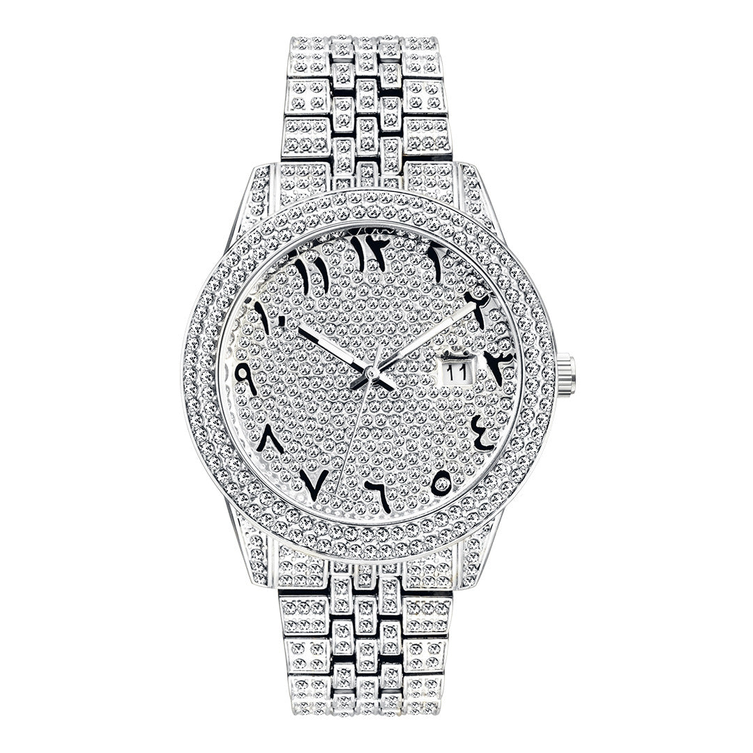 Full Diamond Arabic Full Sky Star Quartz Watch