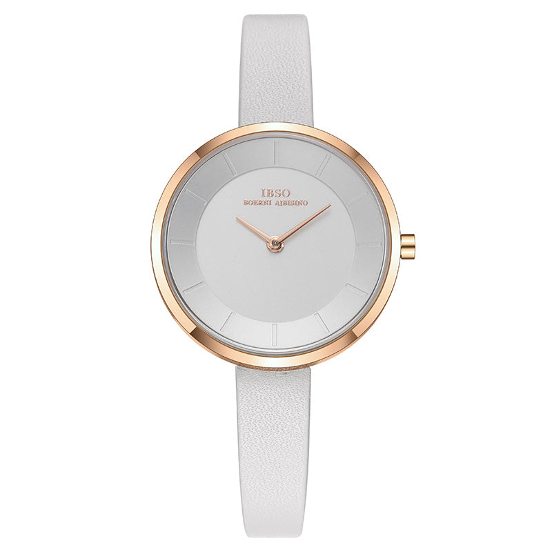 Fashion Trend  Thin Ladies Student Waterproof Watch