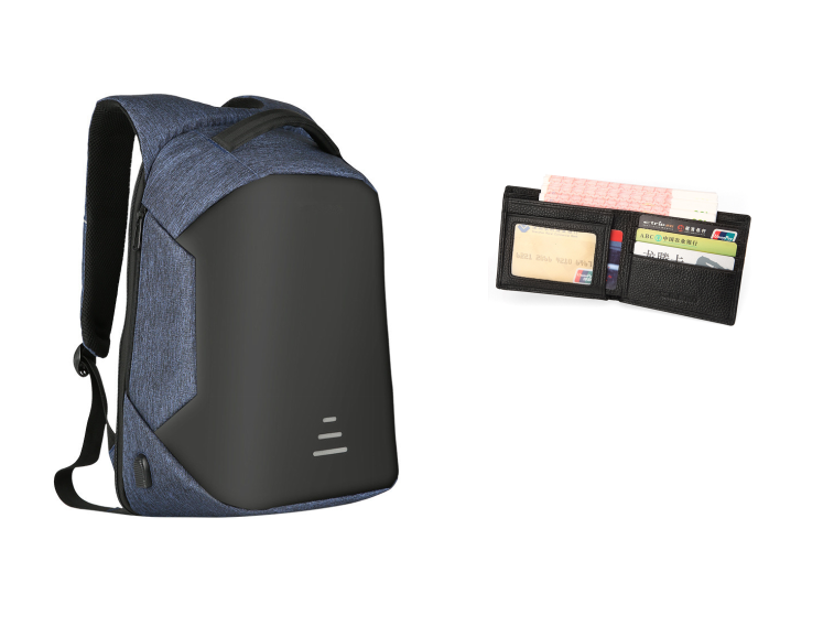 Full Anti-Theft Backpack Usb Charging Business Pack