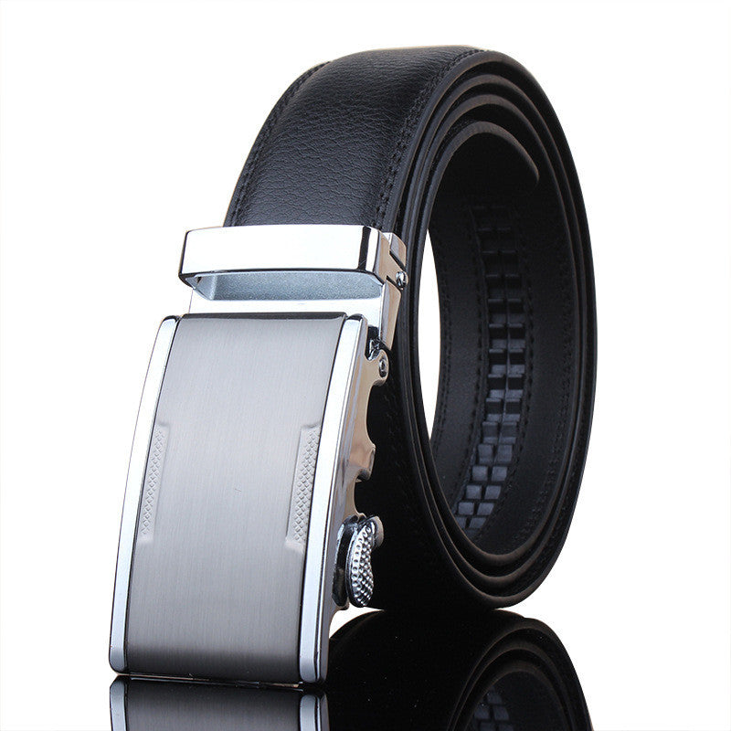 Men's Automatic Buckle Casual Leather Belt