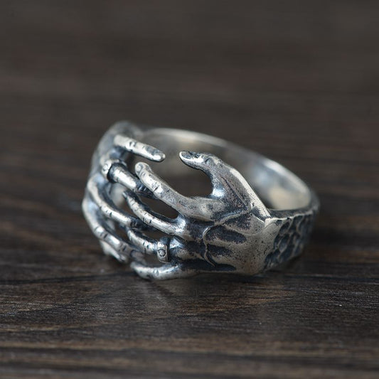 S925 Silver Vintage Thai Silver Ring