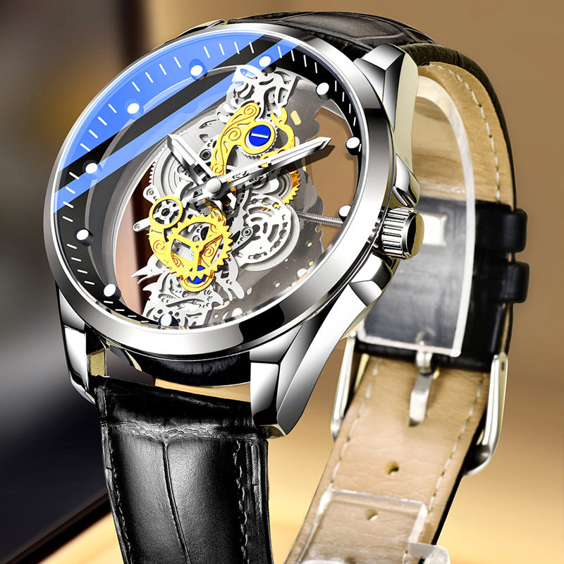 Hot Double-Sided Skeleton Full Automatic Machine Non-Mechanical Watch