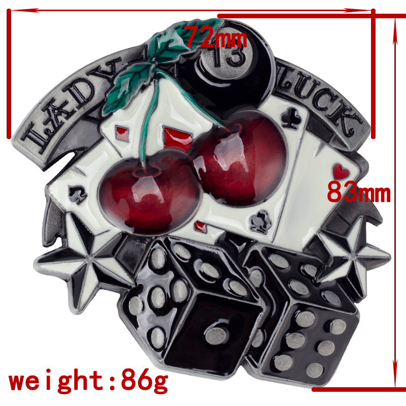 Poker Belt Buckle Hip-Hop Ghost