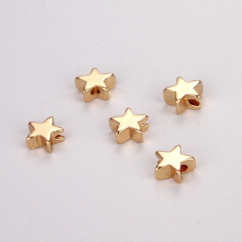 Five-Pointed Star Scattered Beads Handmade Necklace Material