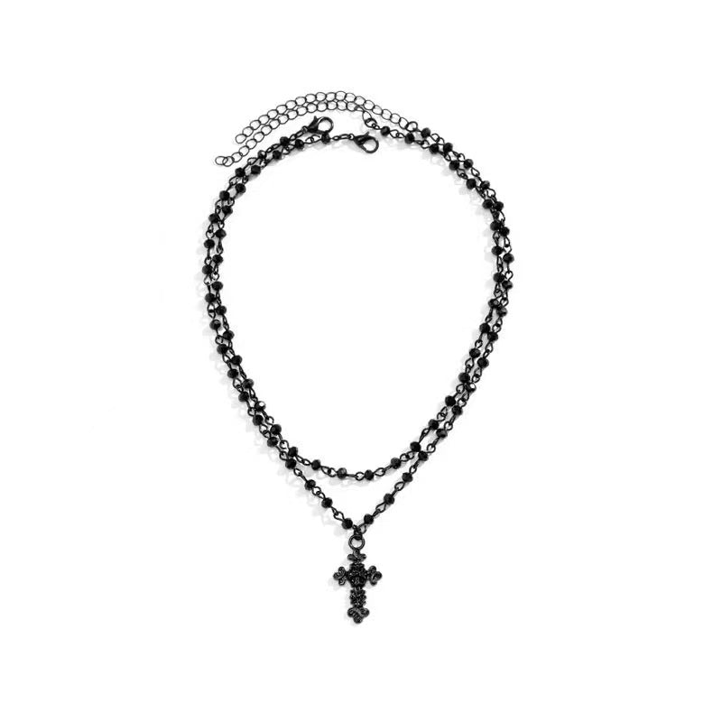 Women's Special-Interest Design Star Heart Cross Pendant Necklace