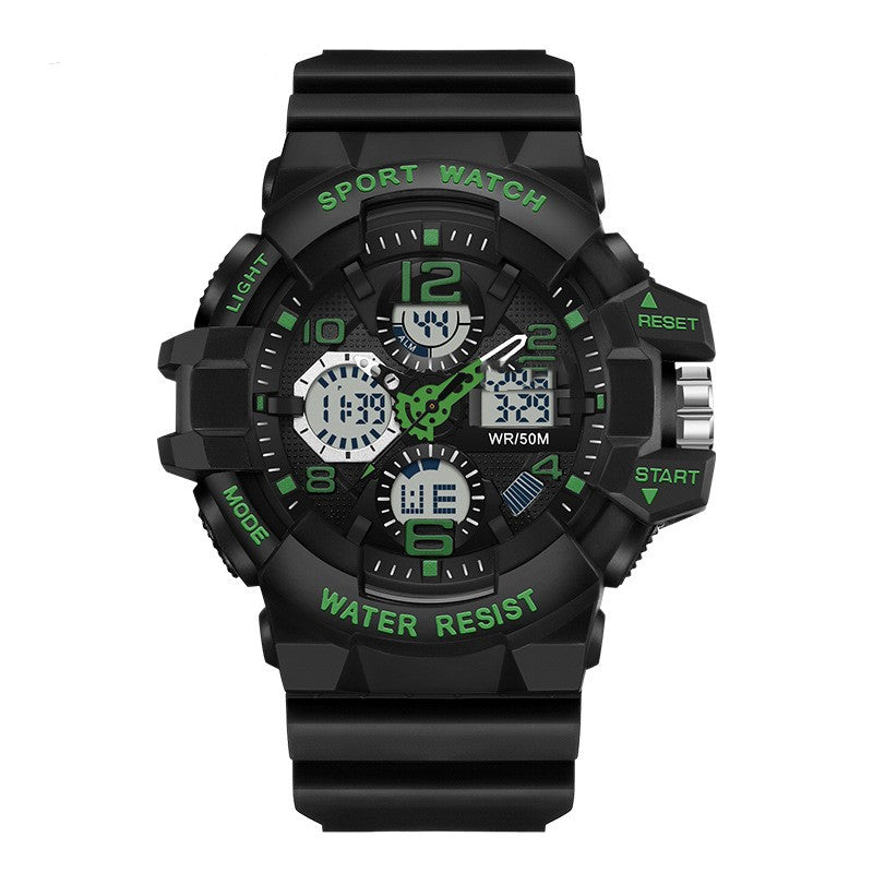 Men's Waterproof Luminous Outdoor Sports Versatile Electronic Watch