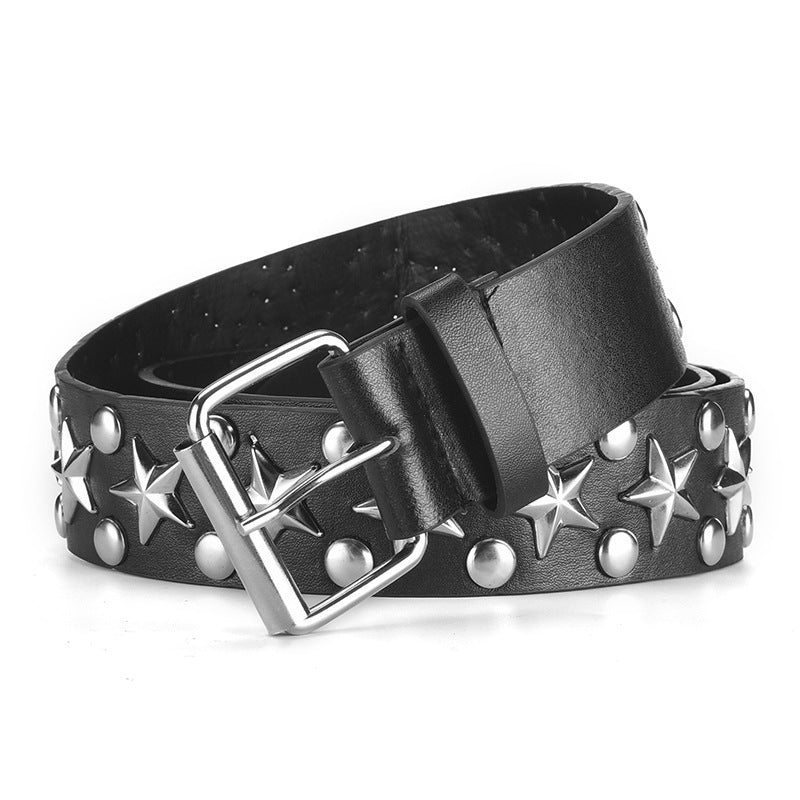 Fashion Needle Buckle Versatile Punk Style Belt For Women