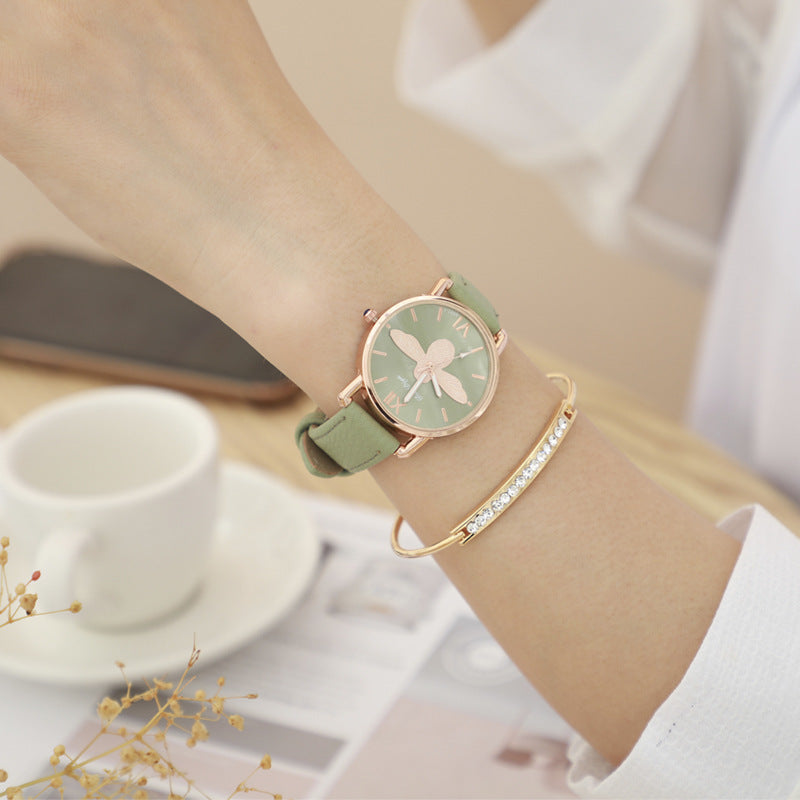 Ladies Fashion Little Bee Simple Quartz Watch