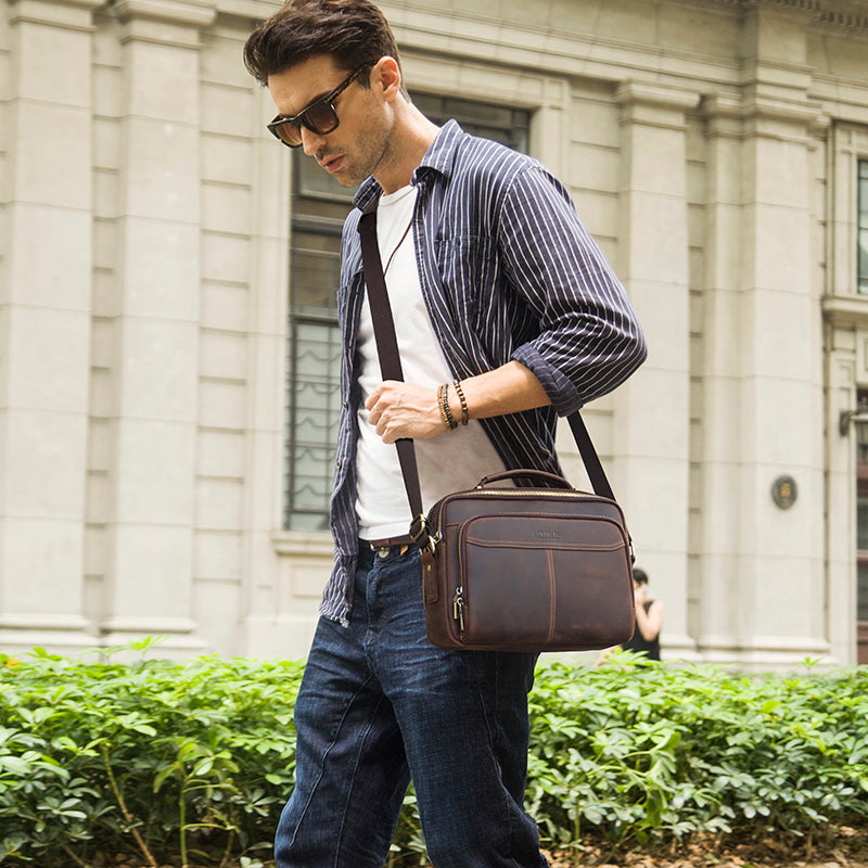 Multifunctional Leather Men's Bag