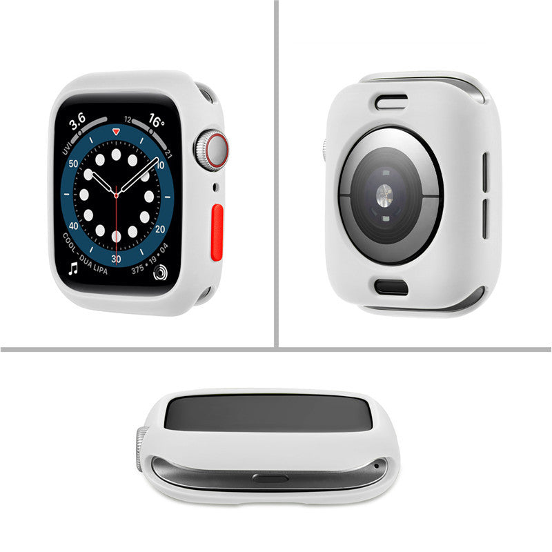 Compatible With Apple, Protective Cover 6Th Generation Watch Shell Button Candy Cover Apple Watch6 5 4 3 2