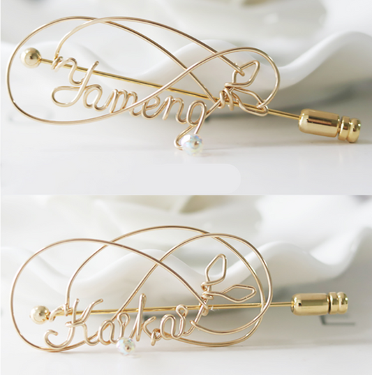 Diy Alphabet Brooch