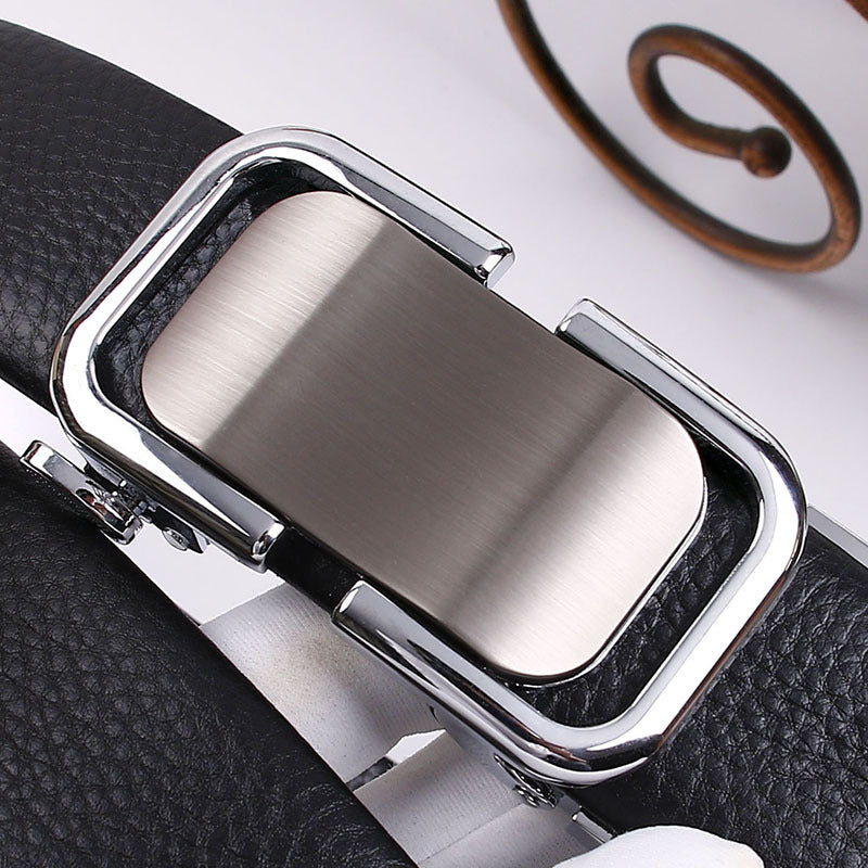 The First Layer Pure Cow Leather Fashion Leisure Belt Men's Fashion