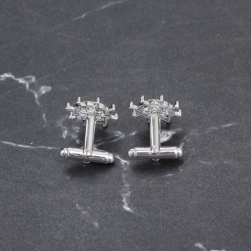 Hot Men's Sailing Personality Rudder Cufflinks