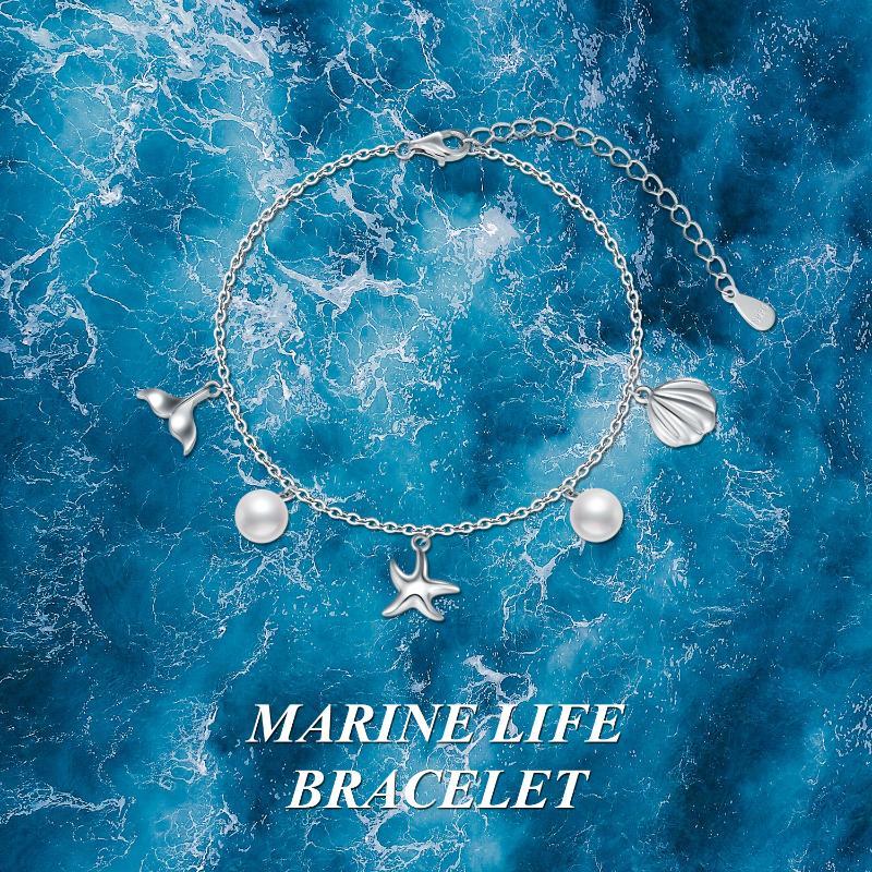 Beach Bracelet In Sterling Silver