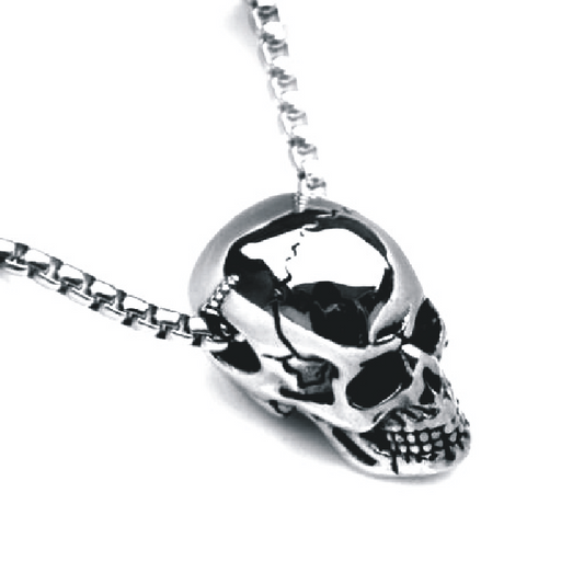 Male Titanium Steel Skull Necklace