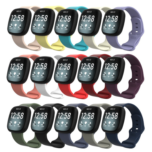 Pure Color Waterproof Sports Silicone Strap