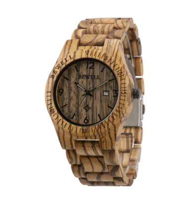 Men's Simple Ultra-Thin Wood Watch Creative Gift Quartz Watch