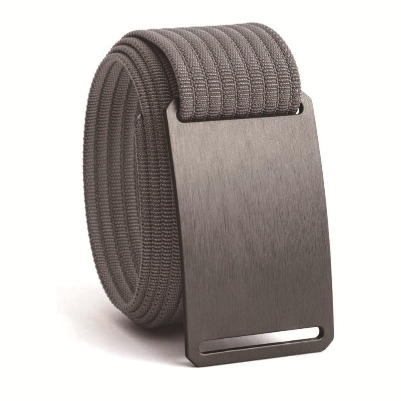 Woven Nylon With Canvas Adjustable Leisure Belt