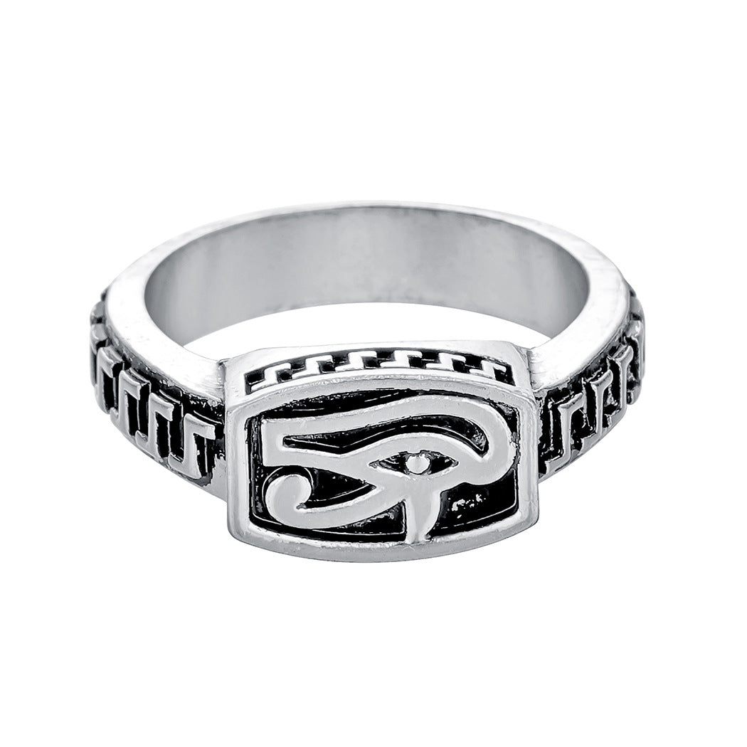 Men's and Women's Fashion Simple Thai Silver Retro Ring