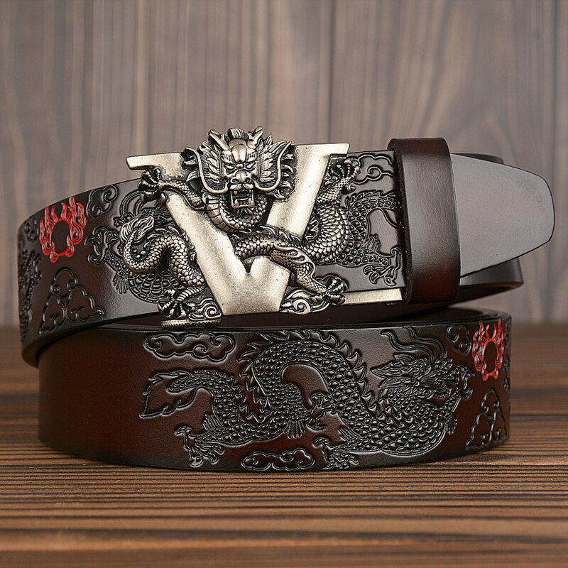 Automatic Cowhide Belt