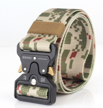 Enniu Tactical Belt, Men's Army Fans Tactical Belt, Multi Function Nylon Outdoor Training Belt