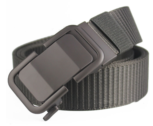 Belt Men's Automatic Buckle Men's Toothless Nylon Canvas Belt