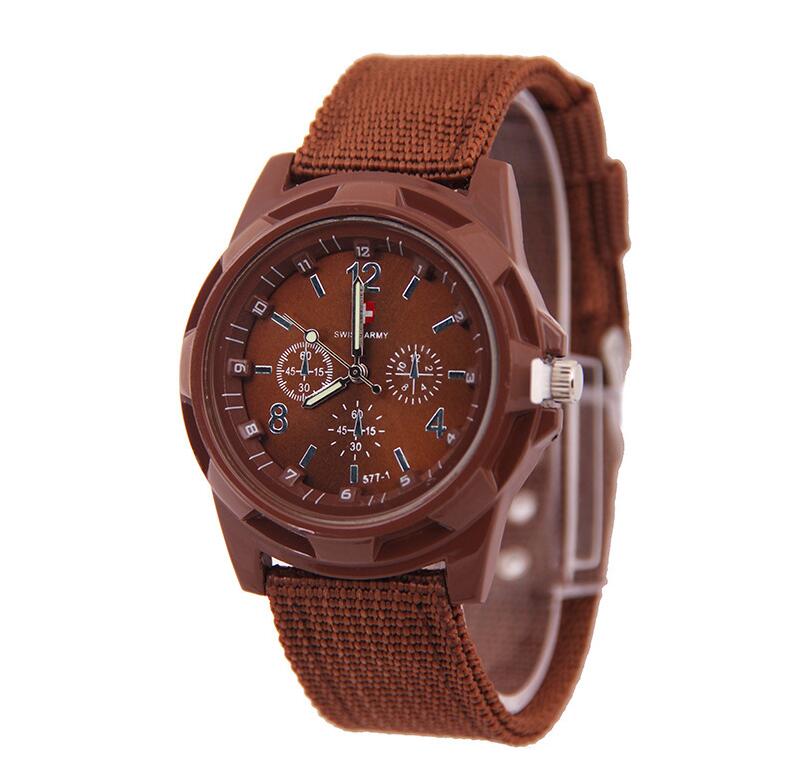 Cloth Belt Weaving Belt Military Watch Sea And Land Air Force Movement Quartz Military Watch