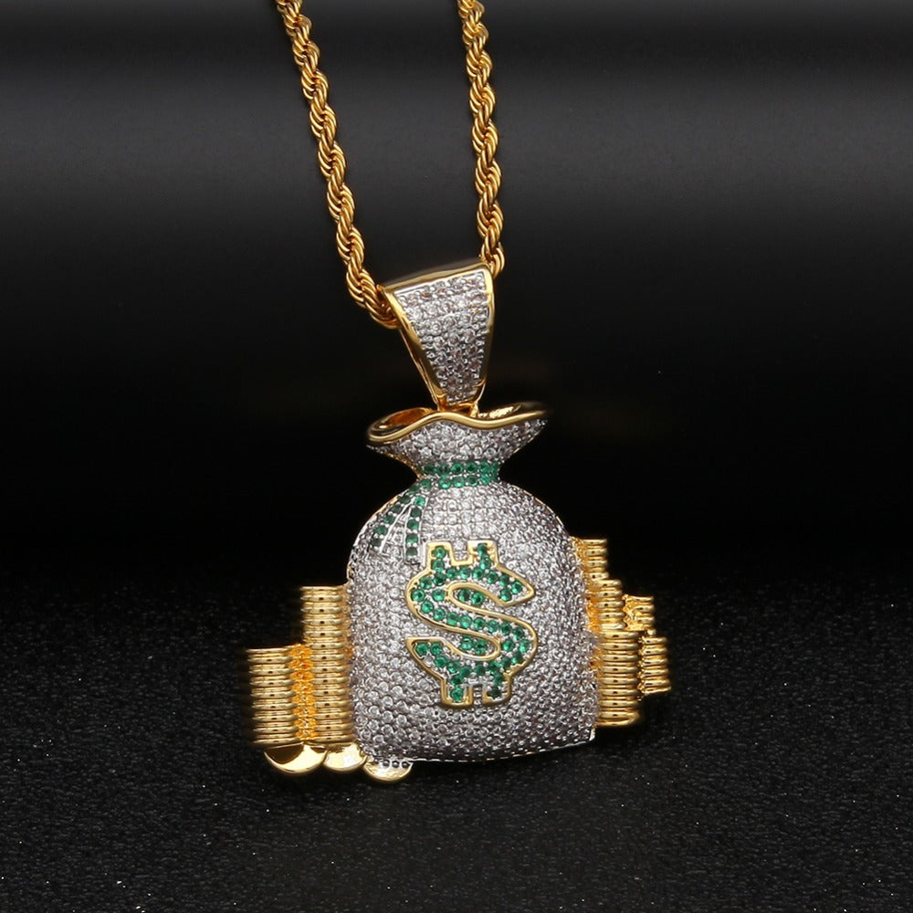 Hip-Hop Money Bag Chain