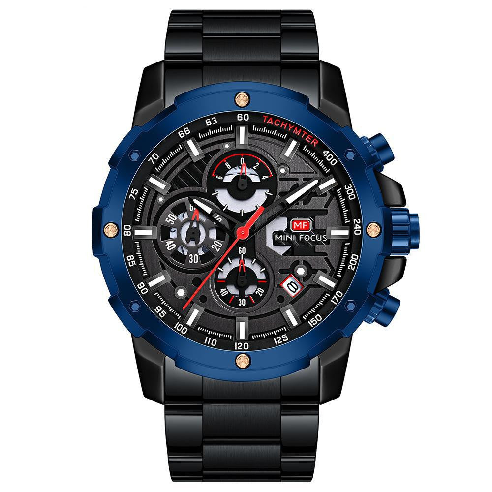 Leisure Men Watch Multi Functional Waterproof