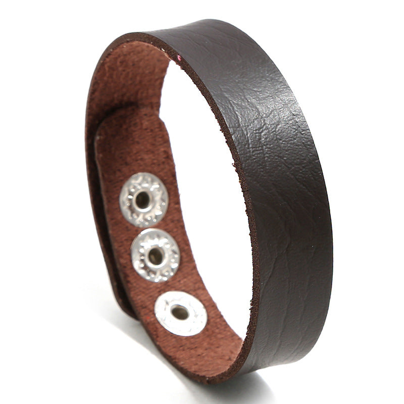 Adjustable Leather Bracelet Simple And Versatile Color Student Bracelet