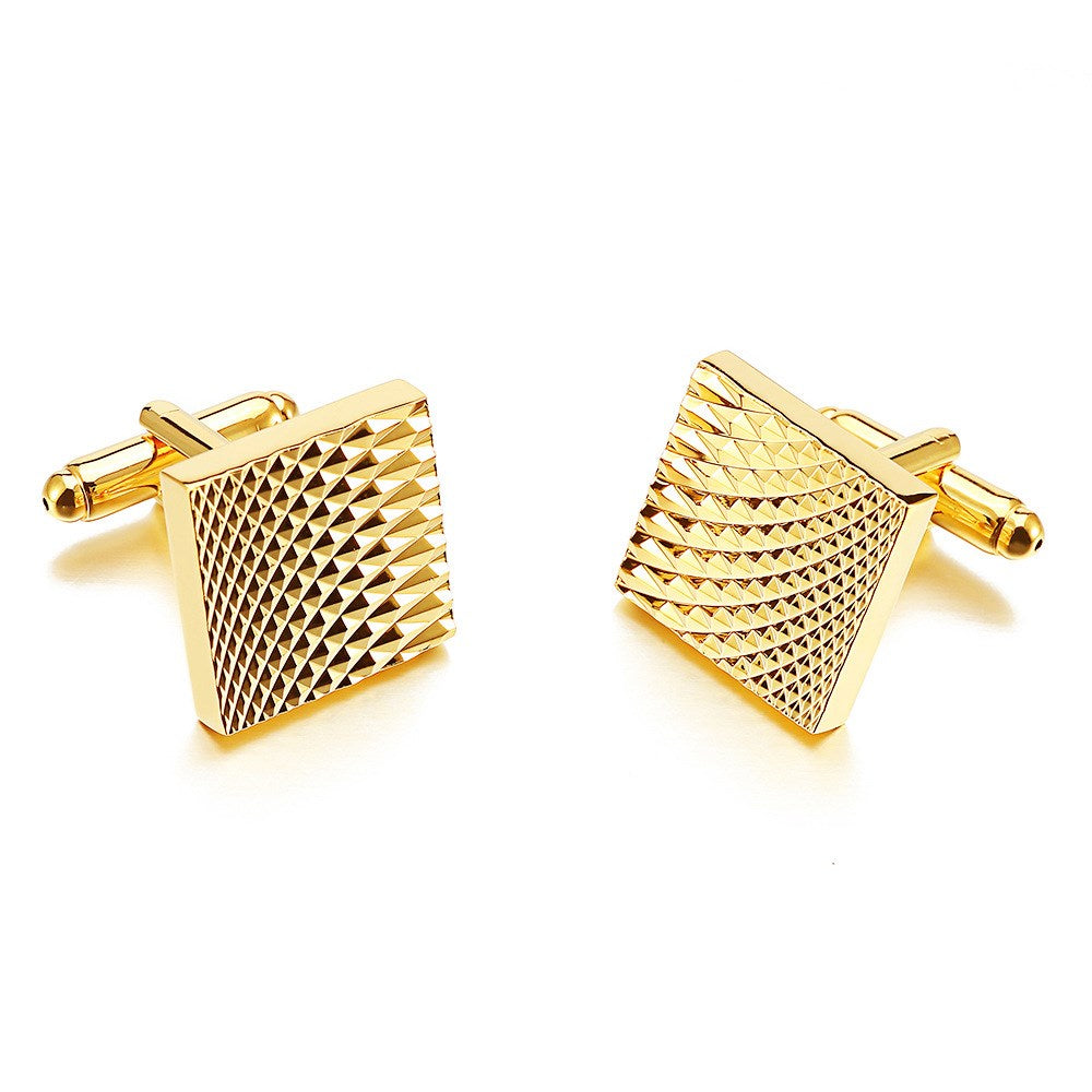 18K Gold High Quality Men's Shirt Cufflinks