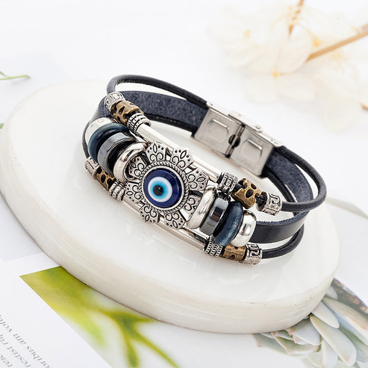 Turkish Blue Eye Alloy Accessory Bracelet