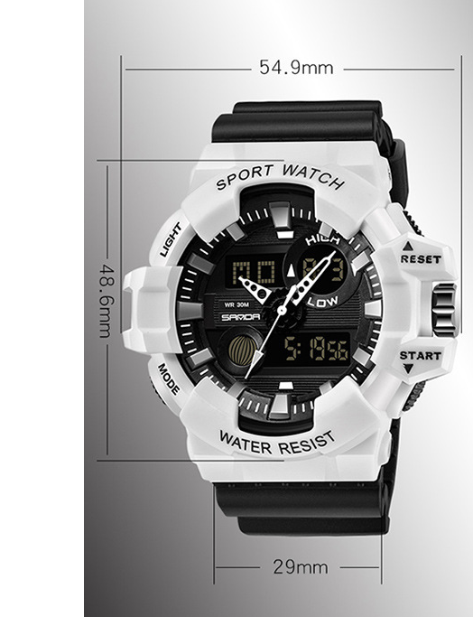 Fashion Sports Waterproof Men's Electronic Watch