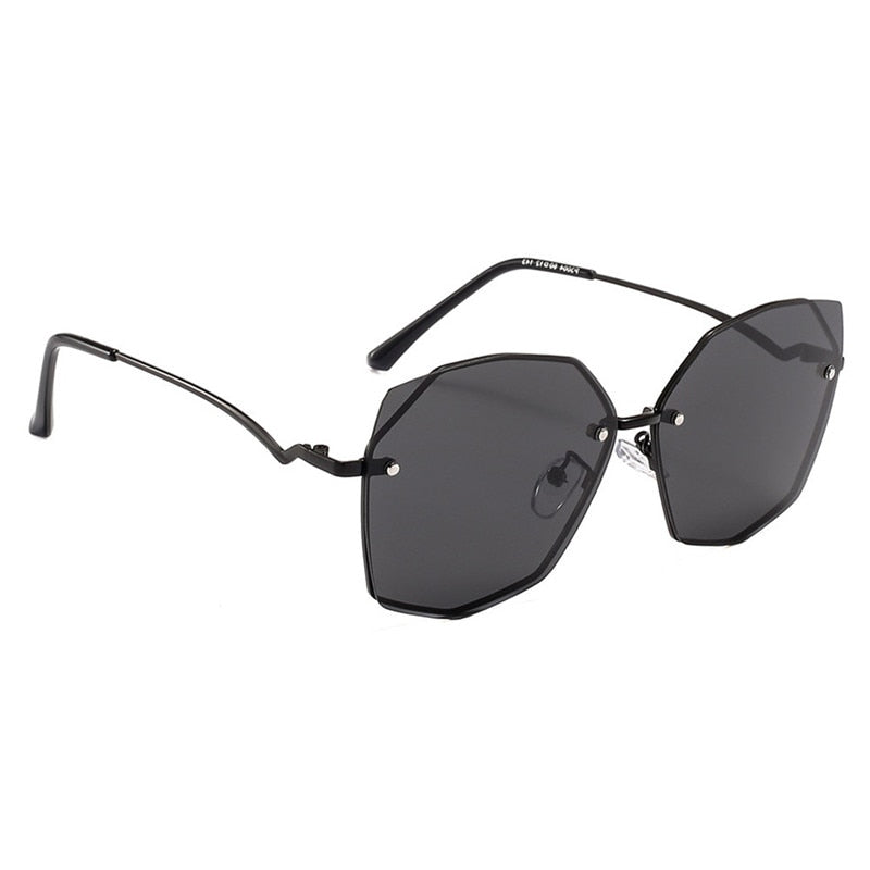 Sunglasses Lady Personality Polygon Sunglasses