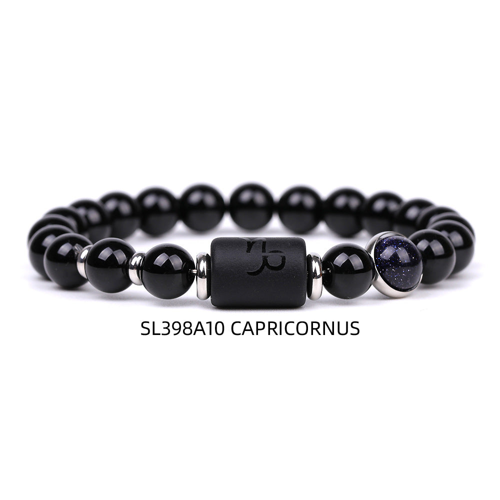 Fashion Twelve Constellations Bracelets Men