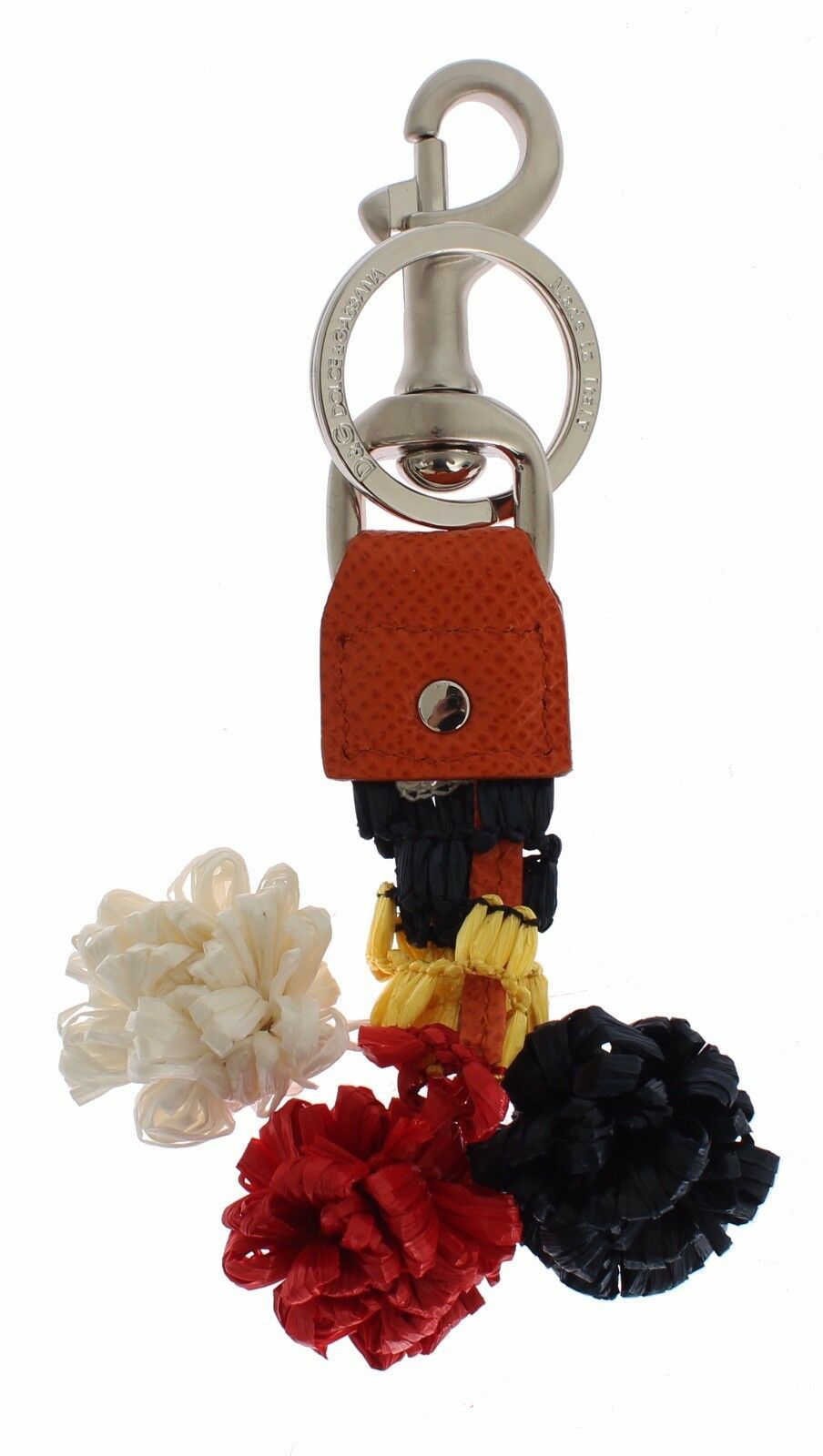 Dolce & Gabbana Sicilian Raffia Charm Keyring