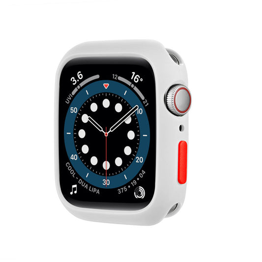 Compatible With Apple, Protective Cover 6Th Generation Watch Shell Button Candy Cover Apple Watch6 5 4 3 2