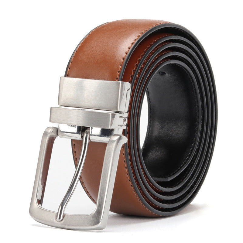 Men's Rotating Pin Buckle Belt