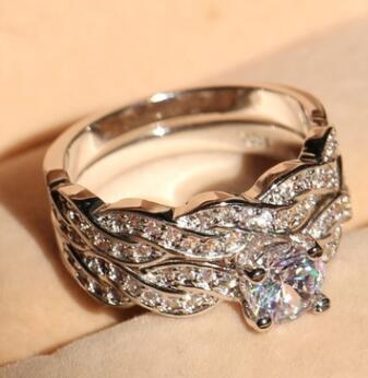 Hot Set Of Rings Wedding Ring Set Men and Women Couple Ring Jewelry