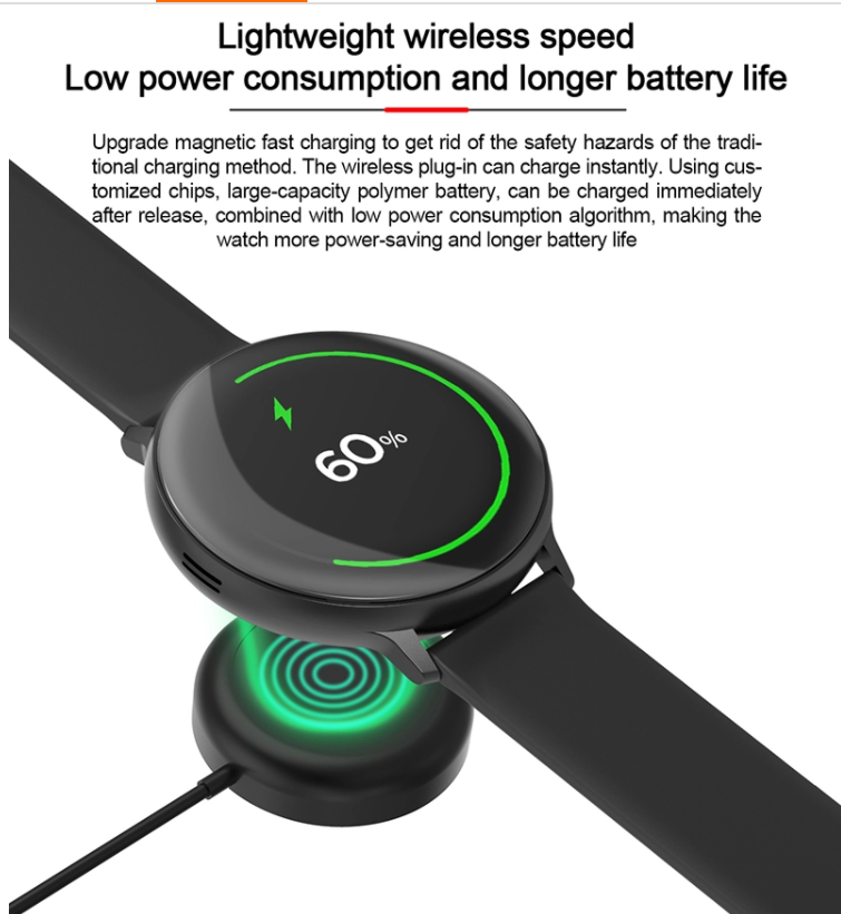 Round Screen Intelligent Sports Watch Heart Rate Monitor