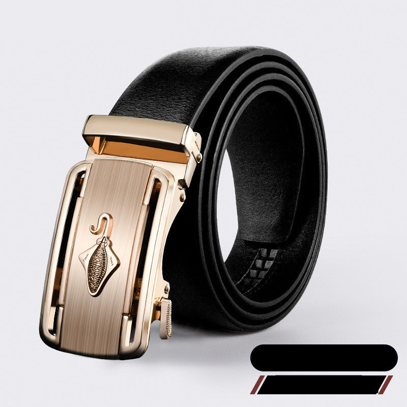 Casual All-Match Automatic Buckle Trousers