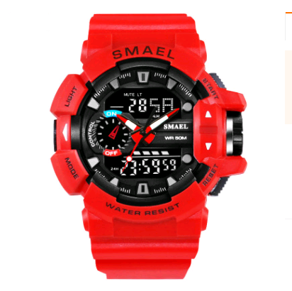 Fashion Sports Waterproof Double Display Men's Watch Multi-Function LED Electronic Watch