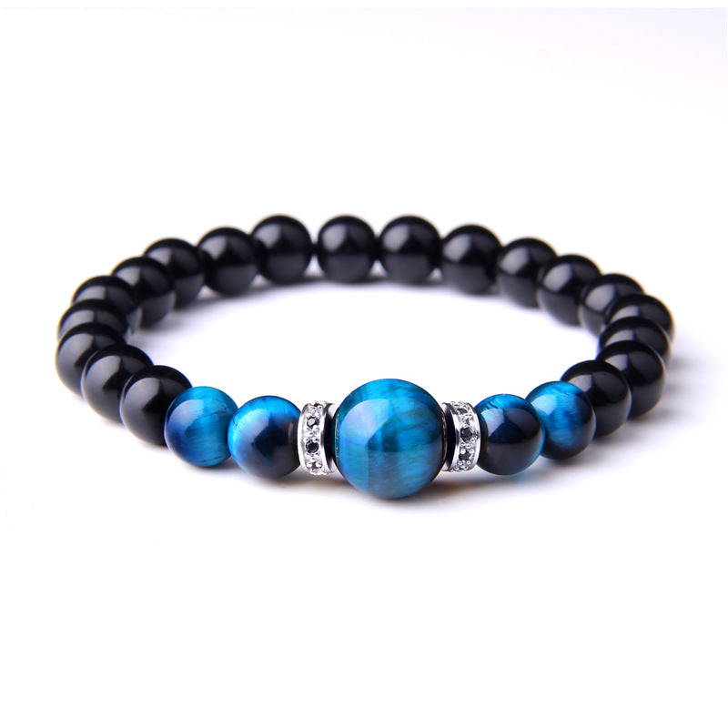 Natural Stone Bracelets Tiger Eye Beads Bracelet For Men