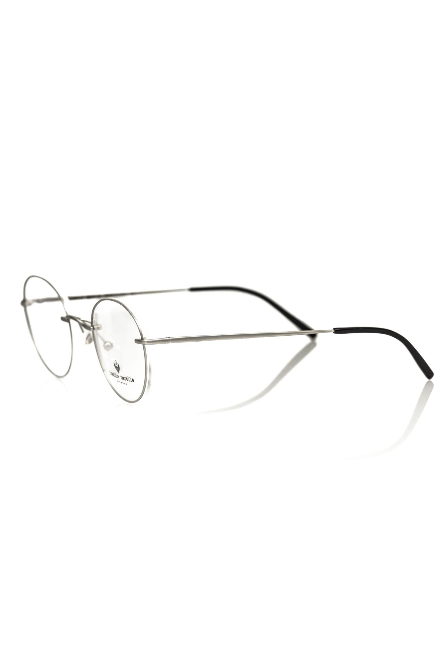 Frankie Morello "Silver Metallic Unisex Eyeglass Frame"