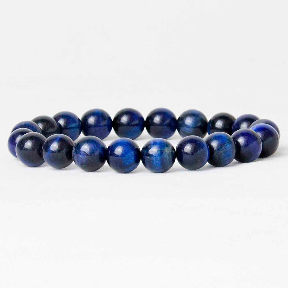 Ethnic Blue Tiger Eye Stone Bracelet