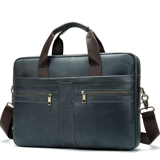 Business Leather Briefcase For Men