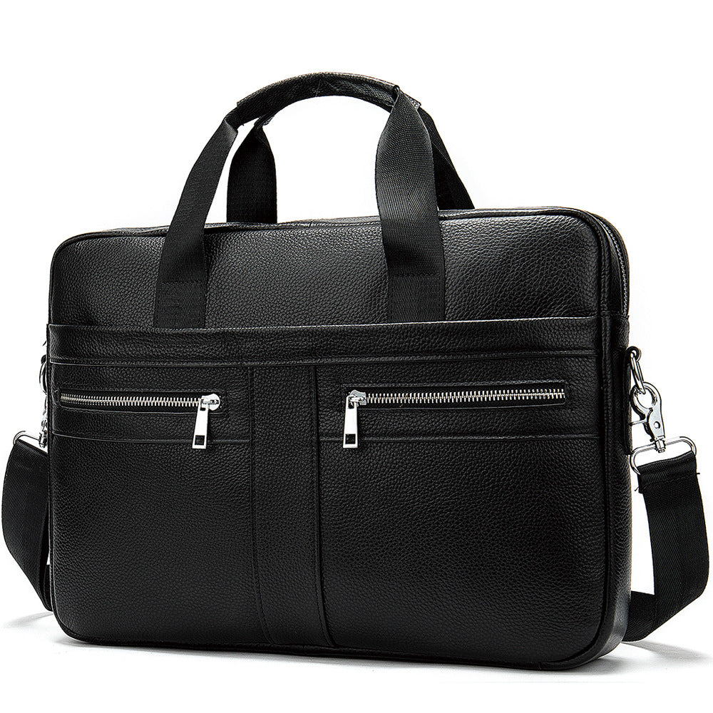 Business Leather Briefcase For Men