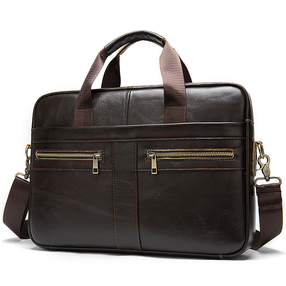 Business Leather Briefcase For Men