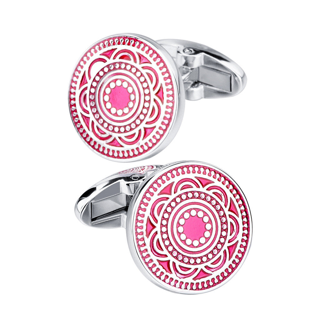 Savas French Shirt Cufflinks Round Cuff Nails